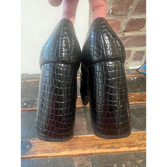 Katy Perry The Uplift Slip on Platform Moc Croc Pumps 6.5 - Picture 6 of 8